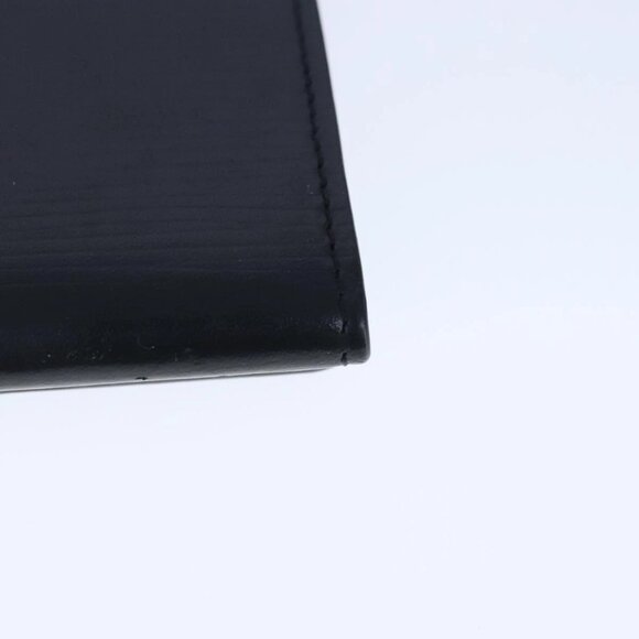 LOUIS VUITTON Epi Envelope Carte de Visite Card Case Black M60652 Auth ar13000 - Picture 4 of 16